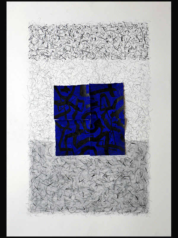 art-jamal 100x70cm, pencil 7, abstract, 2018