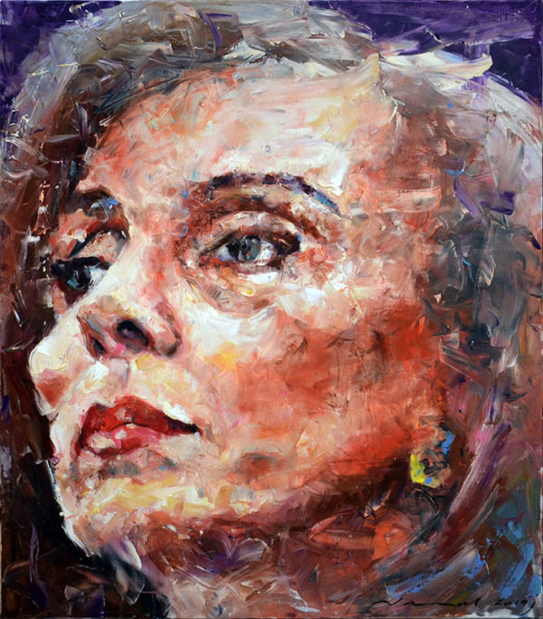 art-jamal 140x120, Fairouz, Oil on Canvas, 2019