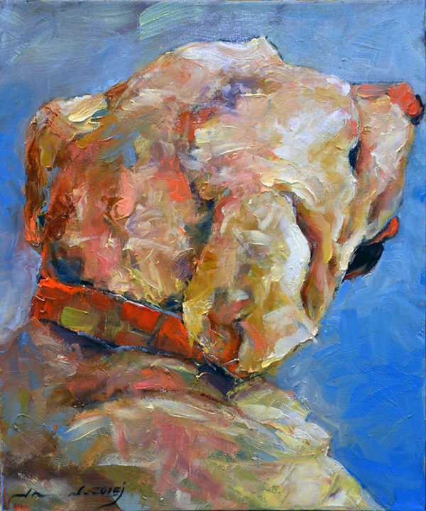 art-jamal 60x50cm, Topaz, Oil on canvas, 2015-3