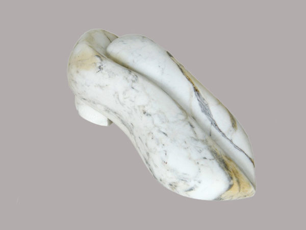 art-jamal Shoe, 40x15x14cm, White Marble, 2011