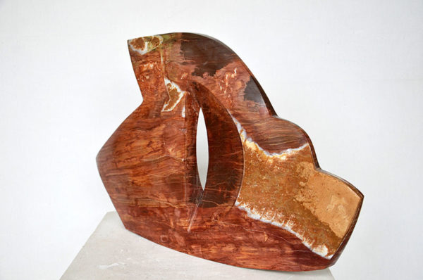 jamal art gallery bahrain 35x57x7cm, red marble, 2020.