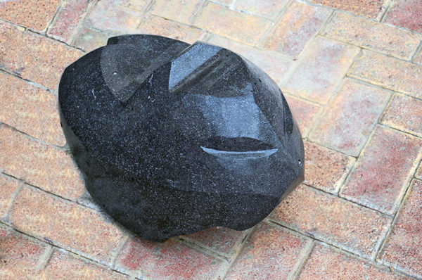 jamal art gallery bahrain Black Bulldog 46x30x29cm, Granite, 2020