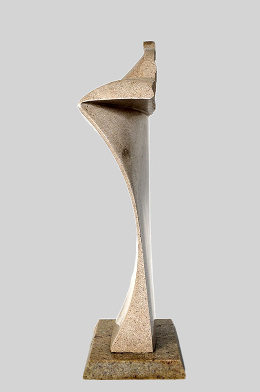 jamal art gallery long composition, 60x13x18cm, marble, 2020