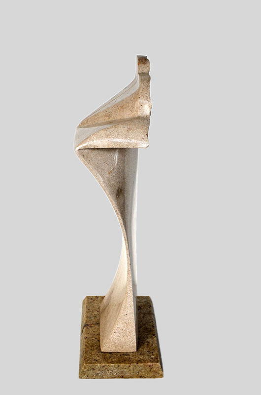 jamal art gallery long composition, 60x13x18cm, marble, 2020