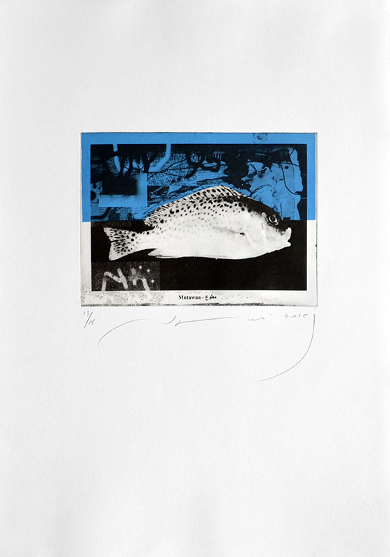 Gulf Fish4, 21.5x15cm on paper size 50x35cm, Print, Edition15, 2010