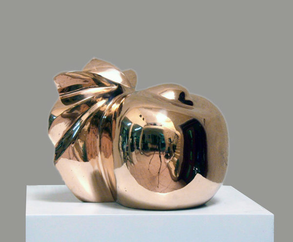 art-jamal 18x19.5x18.5cm, bronze, golden pigeon, 2011