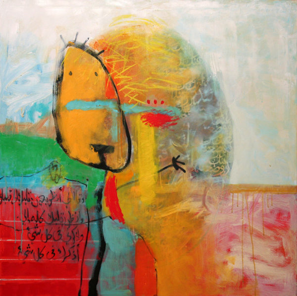 art-jamal 100X100 cm, Oil on Canvas, Abstract 2, 2008