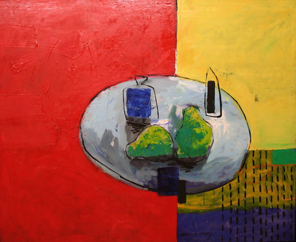 art-jamal 130x160cm, Oil on Canvas, Abstract 7, 2005