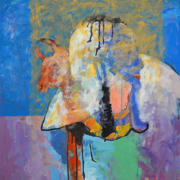 art-jamal 70x70 cm, Oil on Canvas, Pharaoh 4, 2015