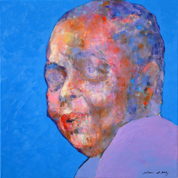 art-jamal 70x70cm, Oil on Canvas, Cesaria Evora 3, 2012