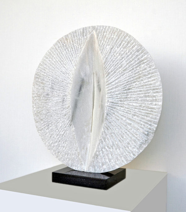 art-jamal Origin of the universe, White marble, 44x44x5cm, 2021