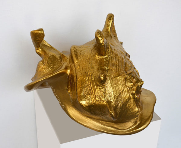 The golden shell3, 50x45x38cm, bronze, 2021 #7